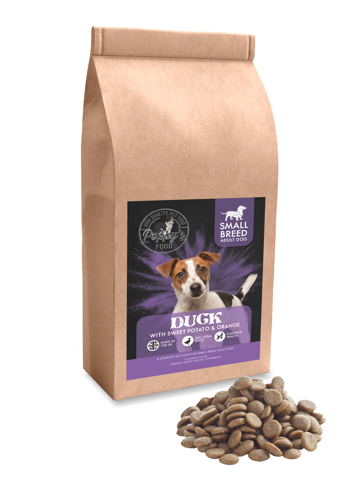 Grain Free Small Breed Duck With Sweet Potato & Orange