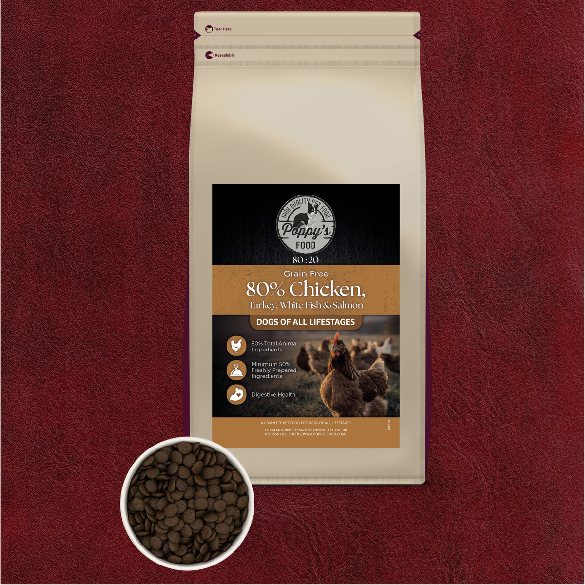 80:20 Supreme Chicken, Grain Free Kibble